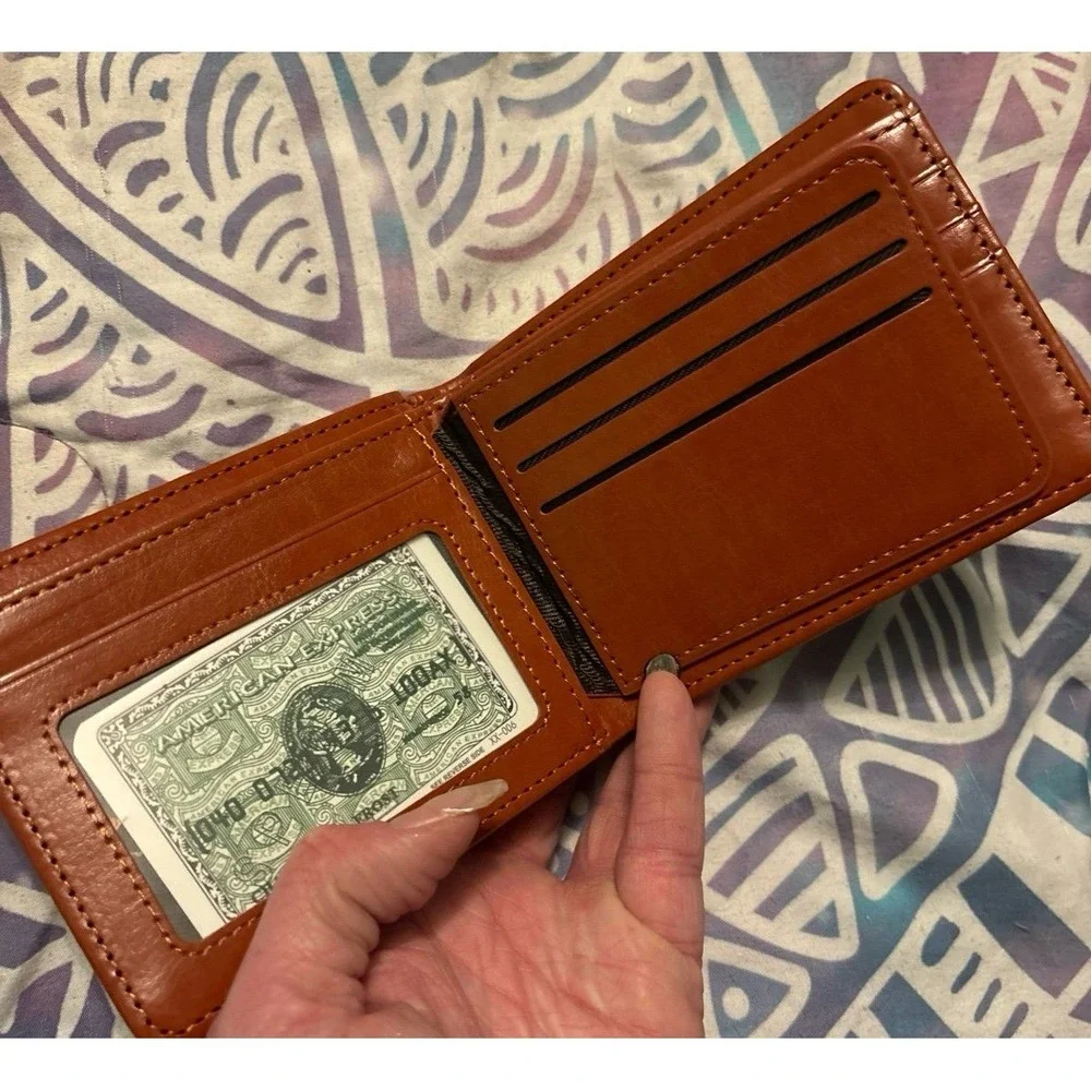 NEW Never Forget the Reason You Became a Doctor Men's Leather Wallet